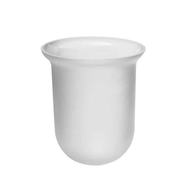 Verre De Rechange Cristal Satiné Pour Brosse WC Emco Loft 51500090 - 95x140mm