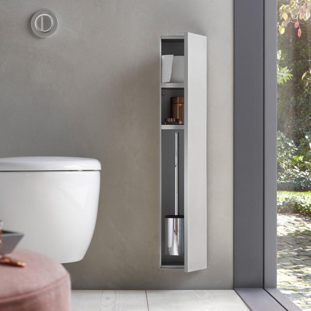 Emco Asis Plus recessed toilet module hinged right