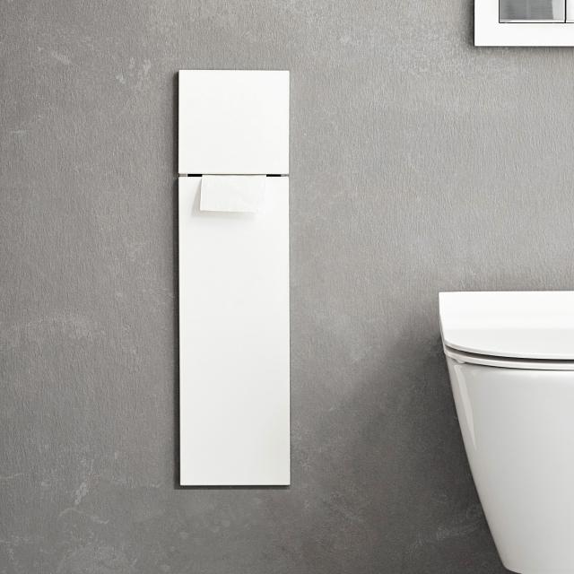 Emco Asis Pure recessed toilet module matt white