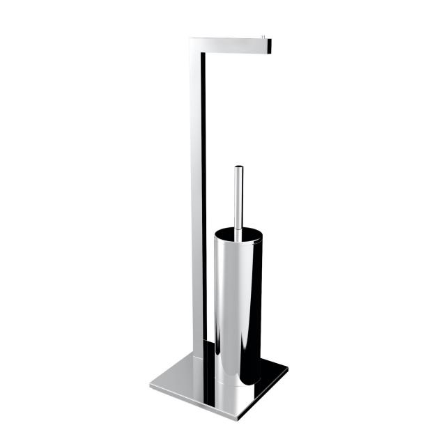 Emco Loft toilet roll and toilet brush stand