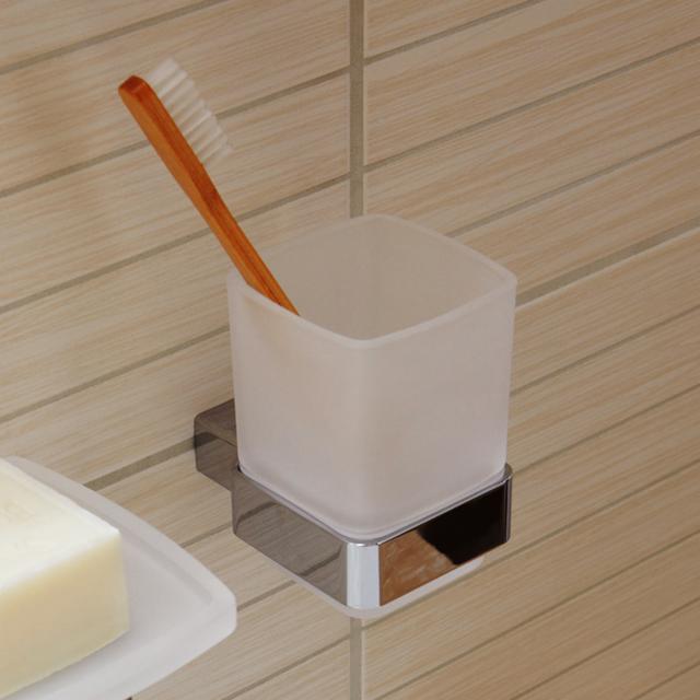 Emco Loft tumbler holder, wall-mounted chrome