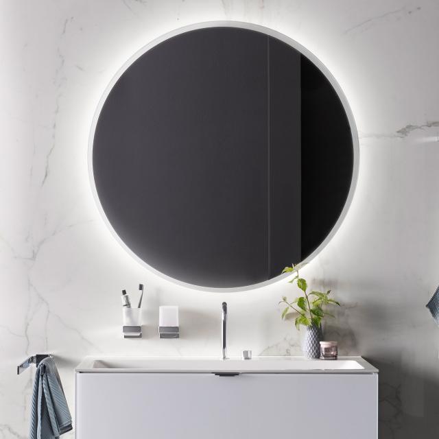 Emco Pure+ mirror with LED lighting without mirror heating