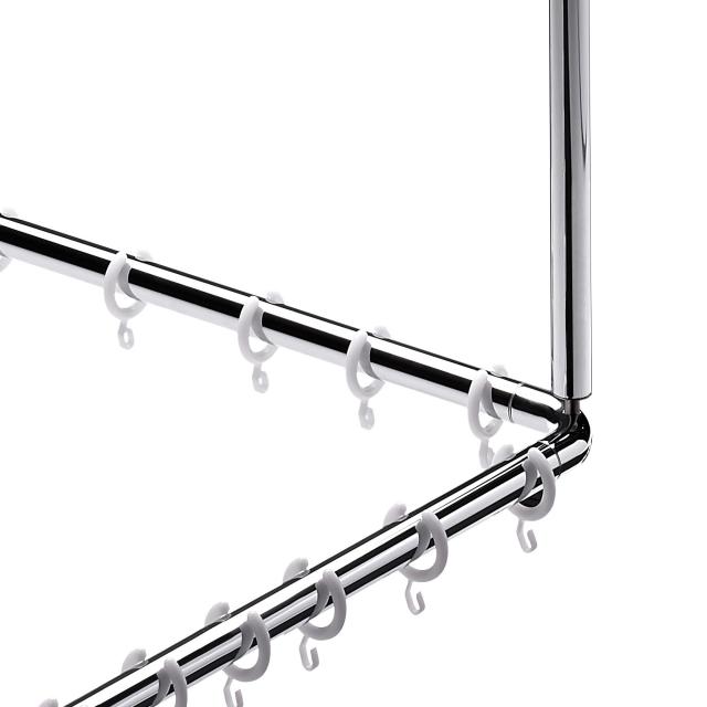10er Set Duschringe zum Anbringen von Duschvorhängen an der Duschvorhangstange 