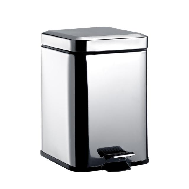 Emco System2 square waste bin with cover