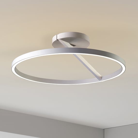WOFI Lampada Da Soffitto LED 15W 1100 Lumen - Design Classico E Luce Calda - 3