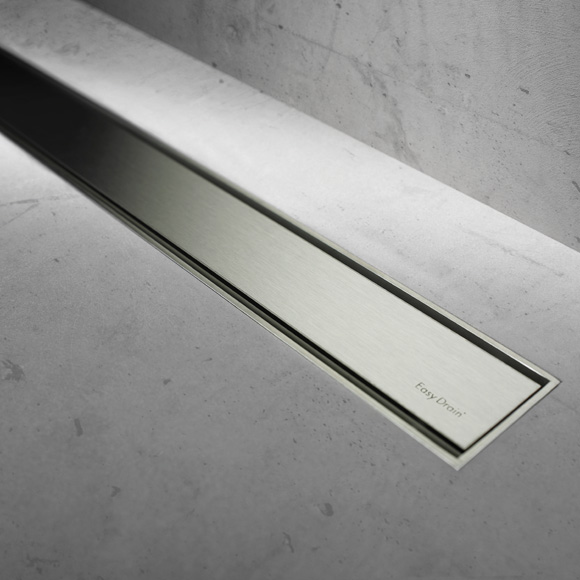 ESS Easy Drain Modulo TAF Zero+ cover, brushed stainless steel, high L: 60 cm