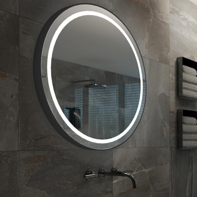 ESS Iseo mirror with LED lighting anthracite