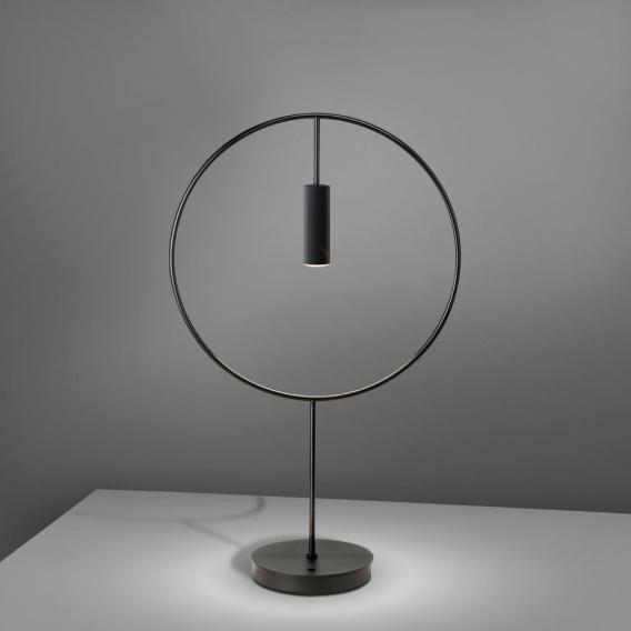 Estiluz Revolta M 3637 W Led Table Lamp, Black Metal Led Table Lamp