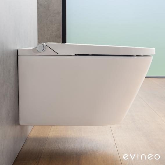 Evineo ineo3 wall-mounted shower toilet soft white