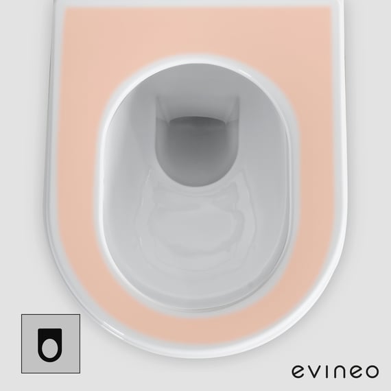evineo ineo4 & ineo5 WC lavant suspendu avec siège chauffant