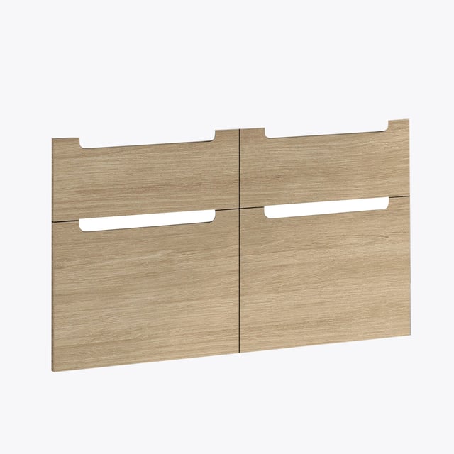 Vicco Armadio Stretto Per Lavatrice Fyrk – 64x165 Cm, Rovere E Nero, Con 2 Scomparti Aperti, Stile Loft