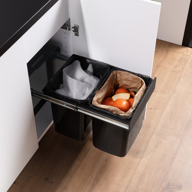 Couvercle De Poubelle 40 Cm - Anti-odeurs, En ABS, Pour Poubelles Intérieur Et Extérieur