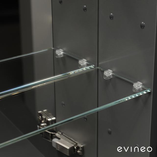 evineo ineo set of glass shelves for mirror cabinet W: 120 cm, 6 pieces