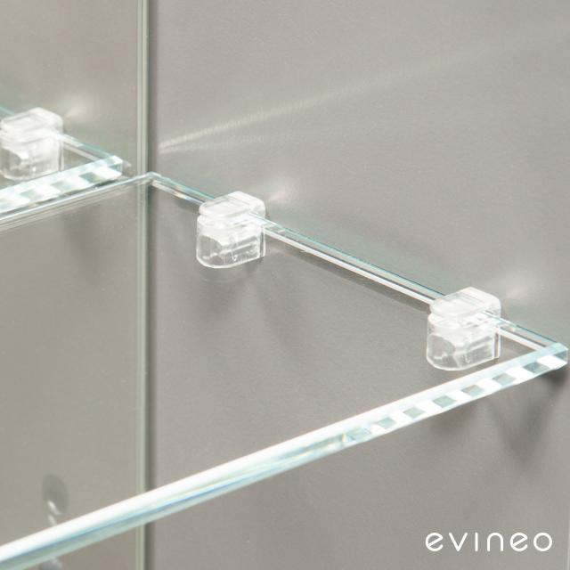 evineo ineo set of shelf support pins for mirror cabinet, 8 pieces