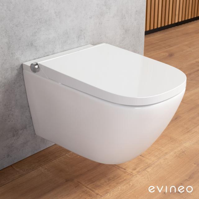 Evineo ineo3 wall-mounted shower toilet softcube white