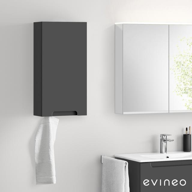 evineo ineo5 wall unit with 1 door, with recessed handle matt anthracite