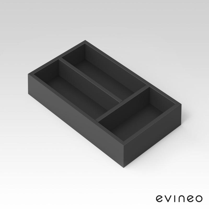 Evineo ineo Compartiment intérieur pour tiroir supérieur de meubles sous-lavabos, BE023800