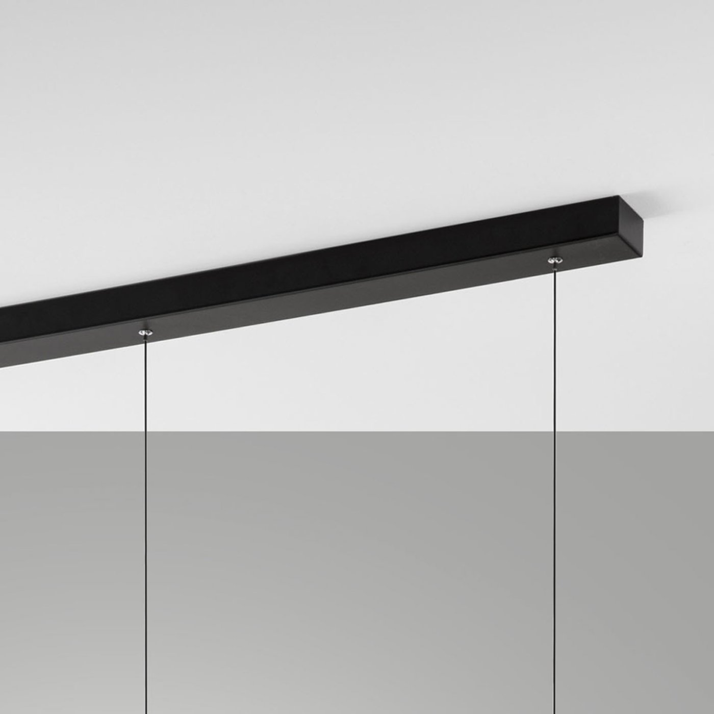 FABAS LUCE Deva Suspension LED à 3 sources lumineuses, rectangulaire ...