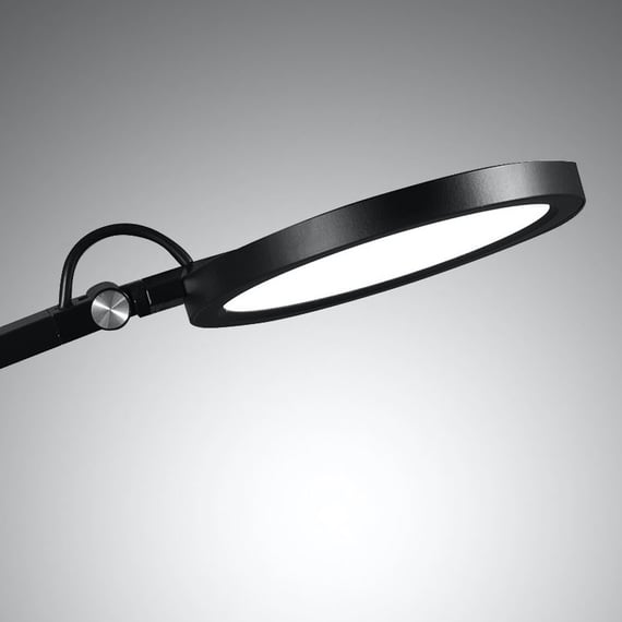FABAS LUCE 3551-11-101 LAMP TERRA REGINA NERO LED 9W 1000LM 3000°K Regolazione luce al tocco