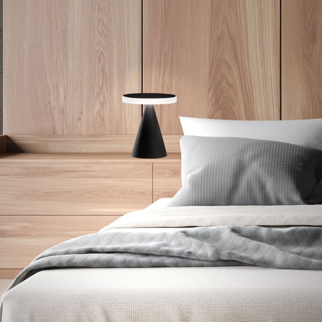Lampada da scrivania senza fili, lampada da tavolo a LED, luce di lettura, 5 temperature di colore e 5 livelli di luminosità,per sala studio (nero) | Leroy Merlin