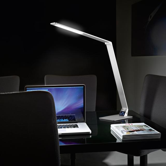 Hochwertige Schreib Tisch Steh Lampe verstellbar Büro Flur Beleuchtung Strahler 