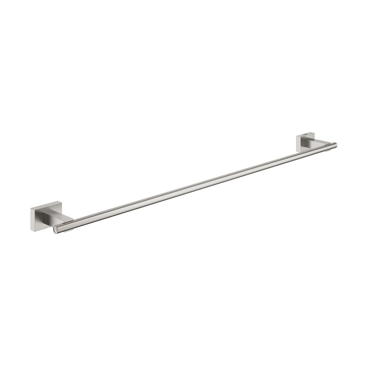GROHE Start Cube Porte-Serviettes Mural - 2 Bras Pivotants 43,8 Cm, Chromé, Fixations Cachées, Finition Brillance Longue Durée