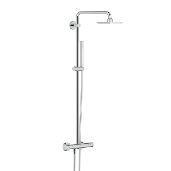 Grohe 150 shower system with wall-mounted thermostatic mixer - 27932000 | REUTER