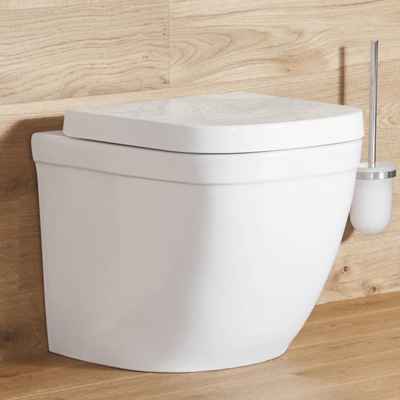 Trillen analogie Het strand Grohe Euro Ceramic floorstanding washdown toilet white, with PureGuard  hygiene coating - 3933900H | REUTER