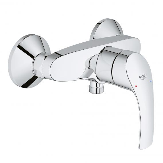 Grohe Eurosmart Single Lever Shower Mixer Wall Mounted 33555002 Reuter - Grohe Wall Mount Faucet Installation