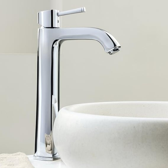Grandera single-lever basin mixer, for freestanding washbowls, XL series without waste set, chrome - 23313000 | REUTER