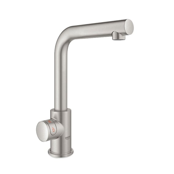 Grohe MONO the NEW kitchen mixer tap, with boiling hot water and filter system supersteel - 30339DC1 | REUTER