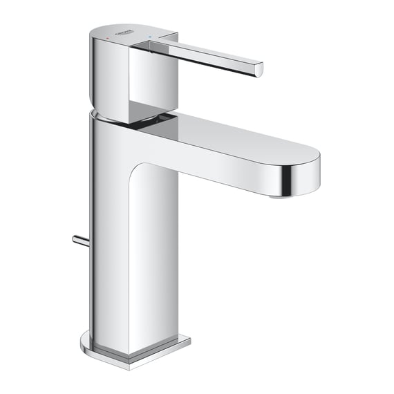 Grohe Plus Waschtischarmatur S-Size mit Zugstangen-Ablaufgarnitur ...