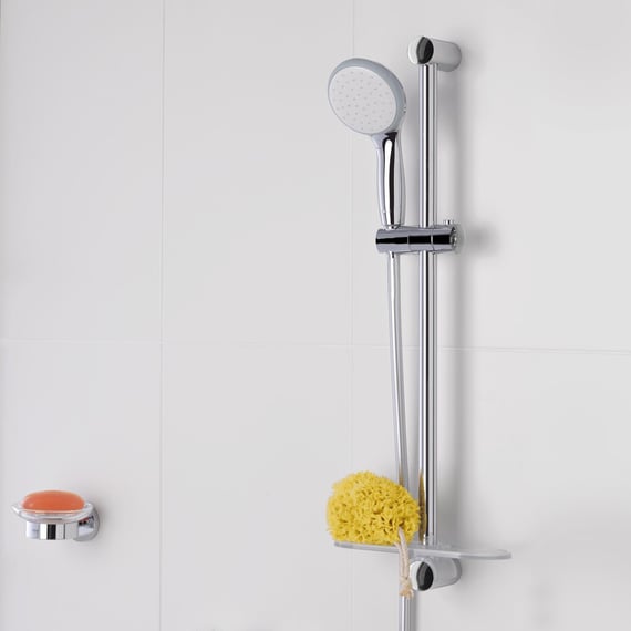 Grohe Vitalio Go 100 Duschsystem - Handbrause & Halter, SpeedClean, Chrom