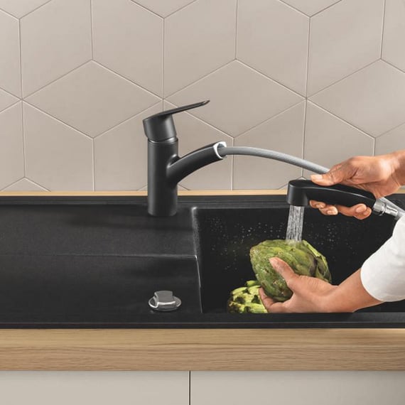 Spannende Kchenarmatur Schwarz Grohe Fotos