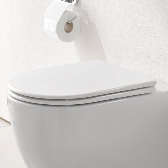 GROHE Essence Abattant WC avec frein de chute déclipsable Blanc - 39577000  