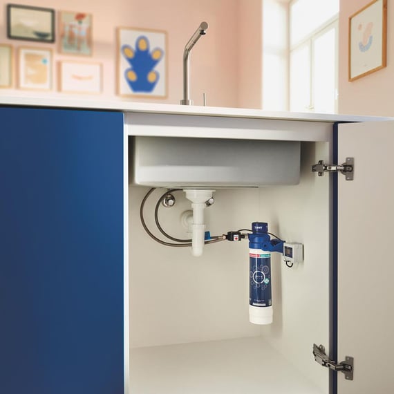 Grohe Ultrasafe Filter Filtre GROHE Blue UltraSafe 3000L - Réduction Bactéries 99.99%, Plomb 95.5% - Compatible Robinets GROHE Filtre Eau Robinet
