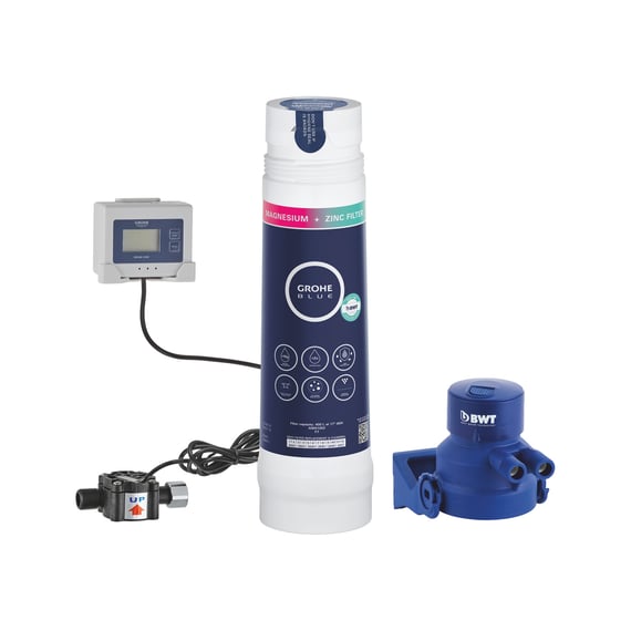GROHE Blue Filtre Charbon Actif, 3000L, Réduit les substances nuisibles au goût et à l'odeur de l'eau, Filtre de remplacement pour les robinets GROHE Blue, Pure et Professionnel, 40547001