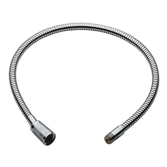 Grohe Metall-Brauseschlauch 46104000 – 1/2 Zoll X 860 Mm, Chrom, Für Waschtischarmaturen