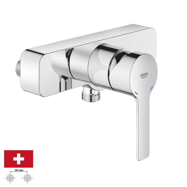Single-lever Bath-shower Mixer In Chromed Brass - Grohe Lineare