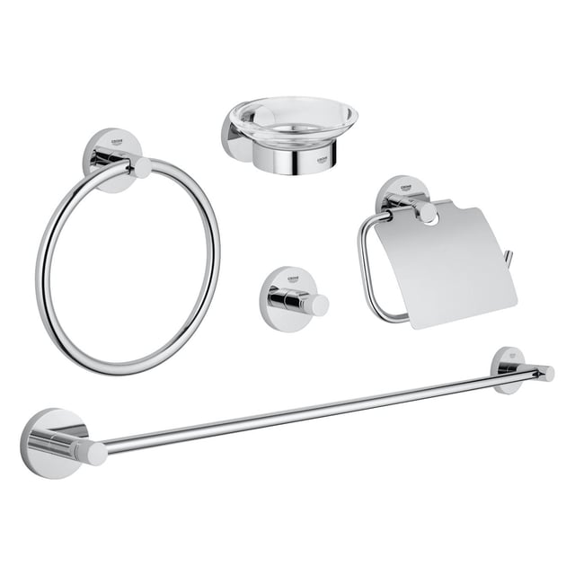 Grohe Essentials set accessori bagno cromo - 40344001 | REUTER