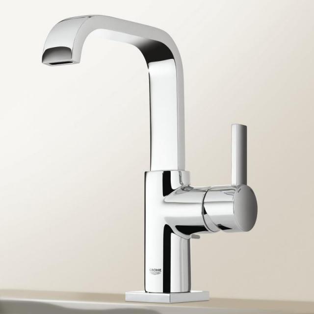 Grohe Allure single lever basin mixer, L-Size with pop-up waste set
