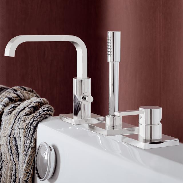Grohe Allure three-hole, single-lever bath assembly
