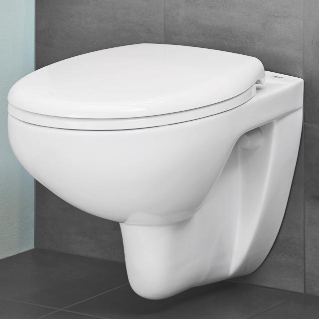Grohe Bau Ceramic wall-mounted washdown toilet set, with toilet seat