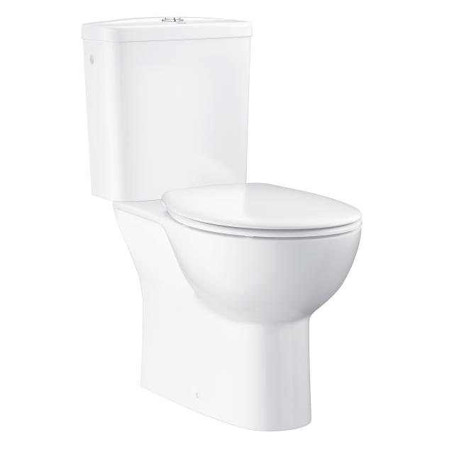WC Toilette Stand Tiefspüler Set Bodenstehend Spülkasten Keramik Sitz Cersanit 