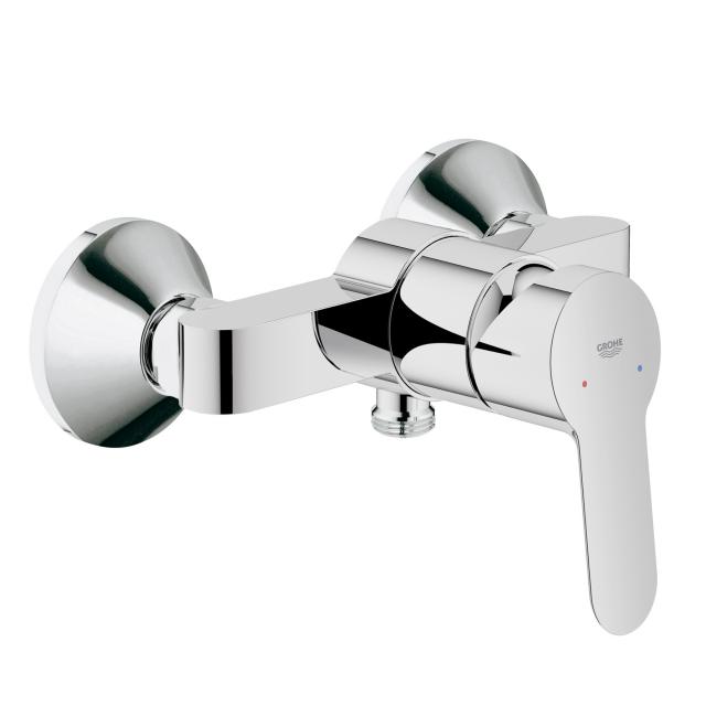 Grohe BauEdge single lever shower mixer, wall-mounted