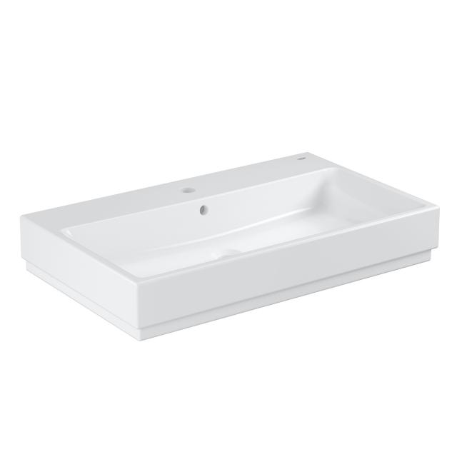Grohe Cube Ceramic countertop washbasin, white, with PureGuard hygiene coating