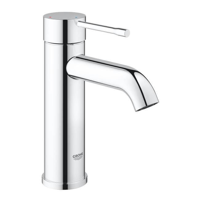 Grohe Essence single lever basin mixer, ES-function, S-Size with push-open waste valve