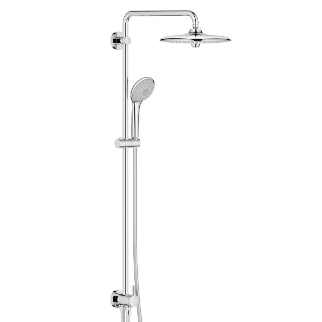 Grohe Euphoria System 260 shower system with wall-mounted diverter, EcoJoy