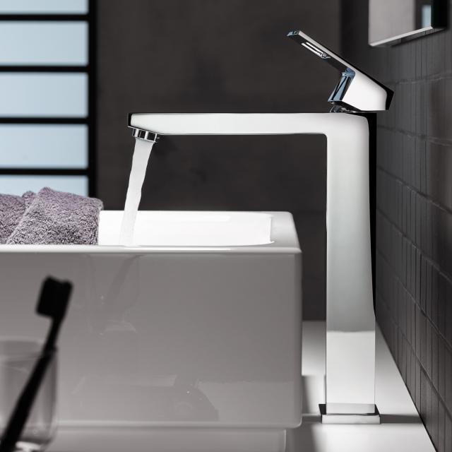 Grohe Eurocube single lever basin mixer, for freestanding wash bowls, XL-Size without waste set
