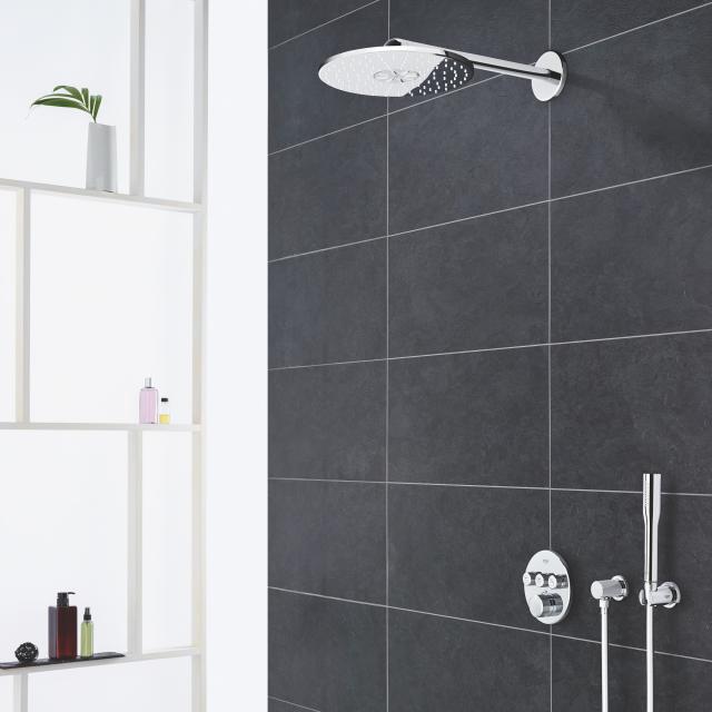 Grohe Grohtherm SmartControl shower system with thermostat & Rainshower 310 SmartActive overhead shower